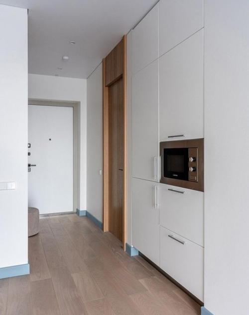 Универсальное пространство, где на небольшой площади удалось разместить все необходимое.