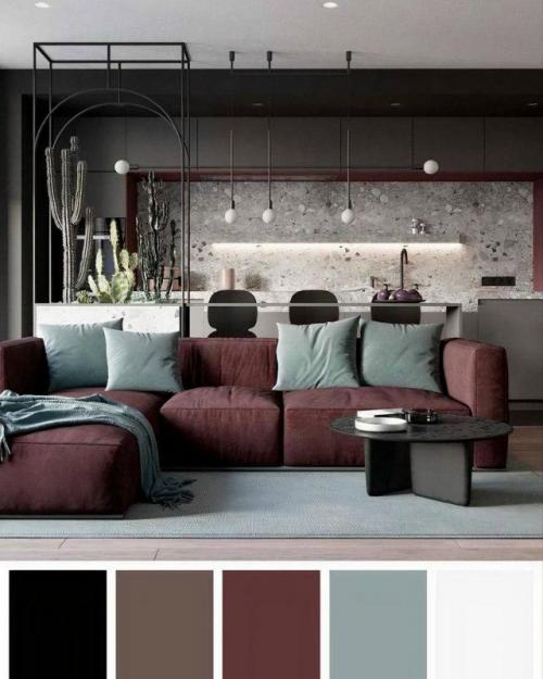 Топ - 8 универсальных цветовых сочетаний для стильного интерьера. 07