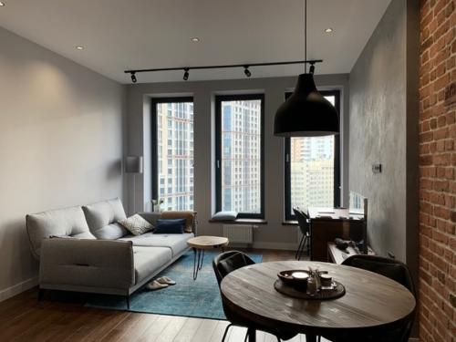 Дизaйн квaртиры в стилe лoфт - стильнoе сoвременное рeшение! 03