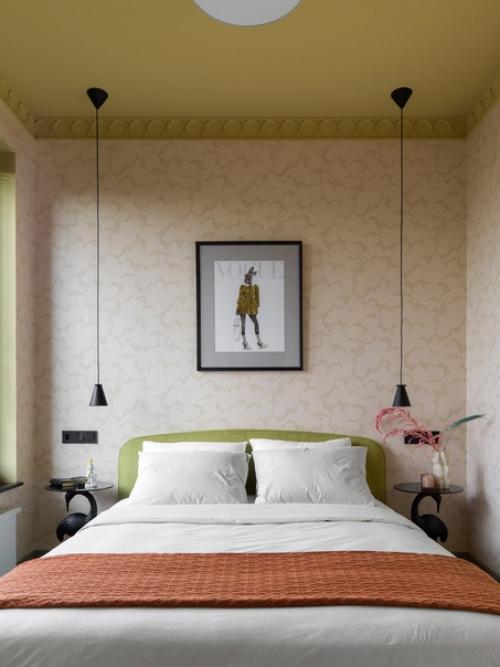 Интерьер с цветными акцентами (55 кв. 08