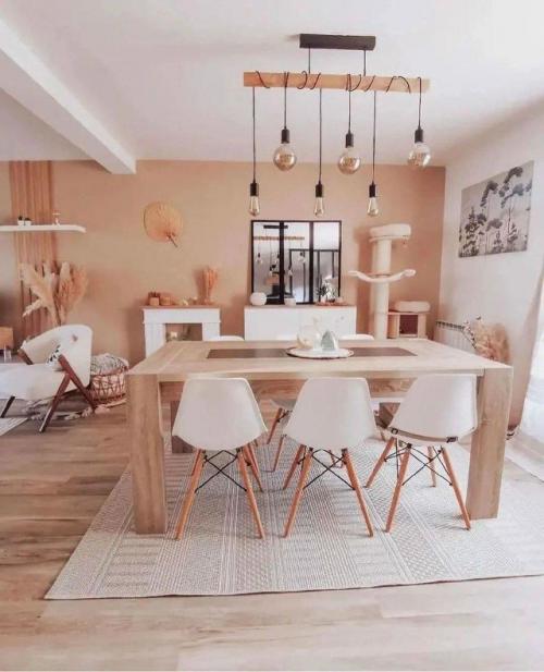 Дом в мягких персиковых оттенках. 07