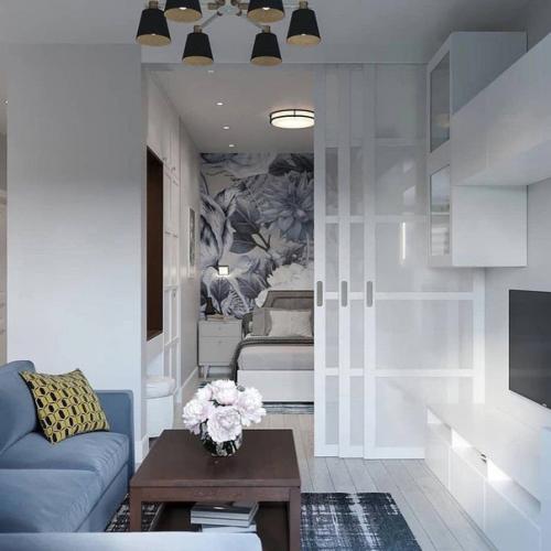 Интерьер квартиры в нежных, мягких оттенках. 02