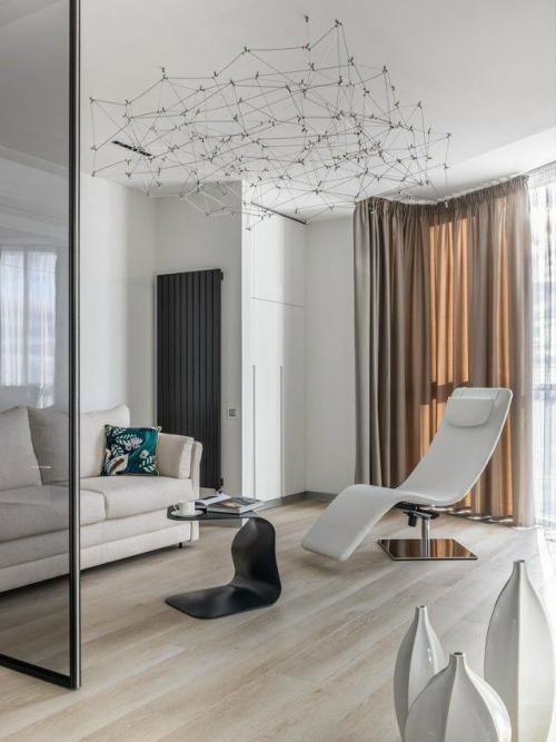 Минимализм как искусство: просторная квартира без лишнего. 04