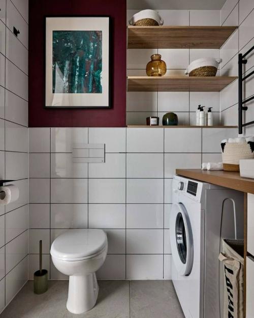 Яркие акценты в интерьере однокомнатной квартиры 32 кв. 09