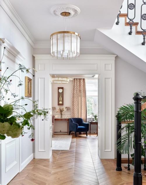 А в этом интерьере за основу взяли американскую классику. 01