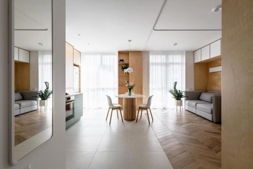 Уютная квартира - студия площадью 40 кв. 01