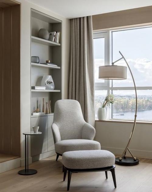 Дизайнеру удалось сделать стильный и уютный интерьер.