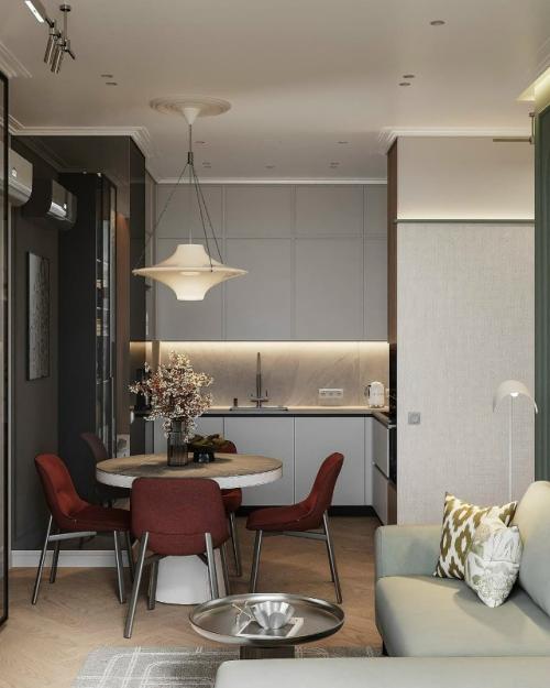 Кухня - гостиная, в которой есть всё. 02