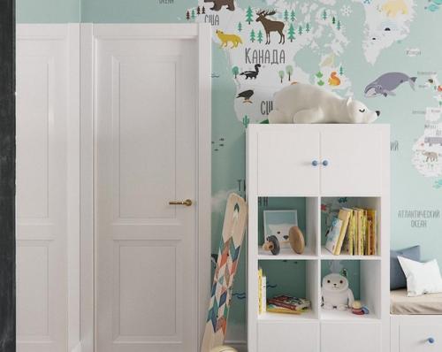 Легкий, функциональны интерьер: 01