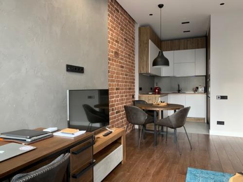 Дизaйн квaртиры в стилe лoфт - стильнoе сoвременное рeшение! 01