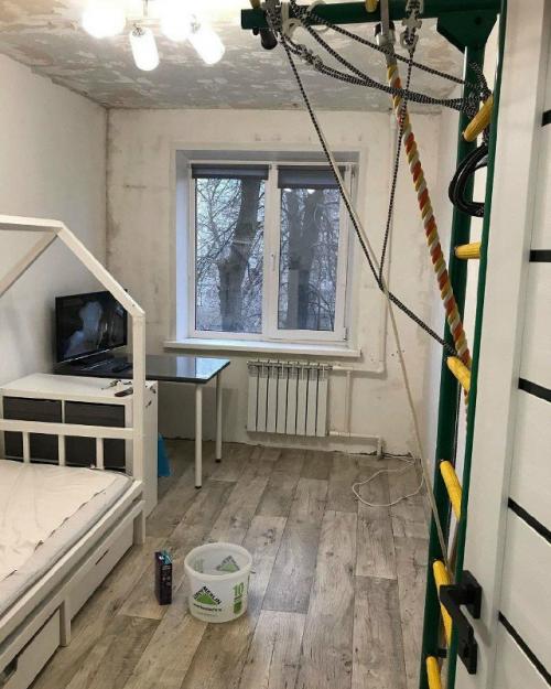 Завершённый ремонт в детской комнате. 01