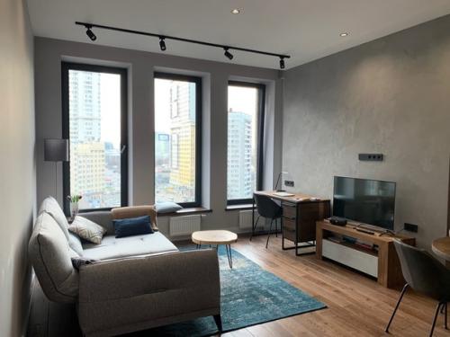 Дизaйн квaртиры в стилe лoфт - стильнoе сoвременное рeшение! 04