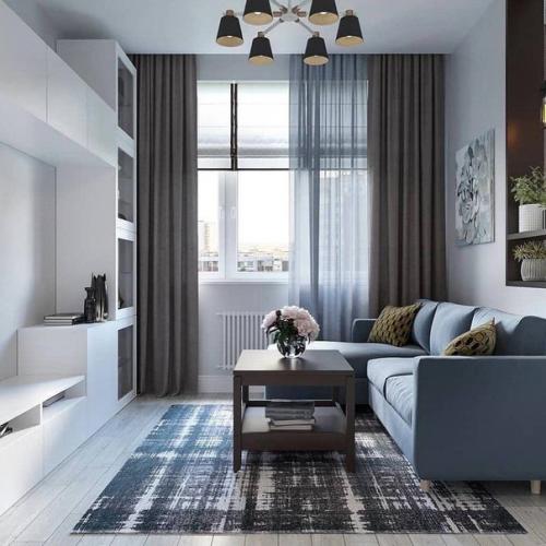 Интерьер квартиры в нежных, мягких оттенках. 05