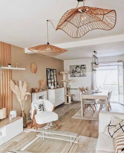 Дом в мягких персиковых оттенках. 05