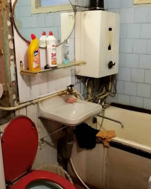 Полное преображение ванной комнаты. 01