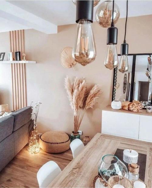 Дом в мягких персиковых оттенках. 06