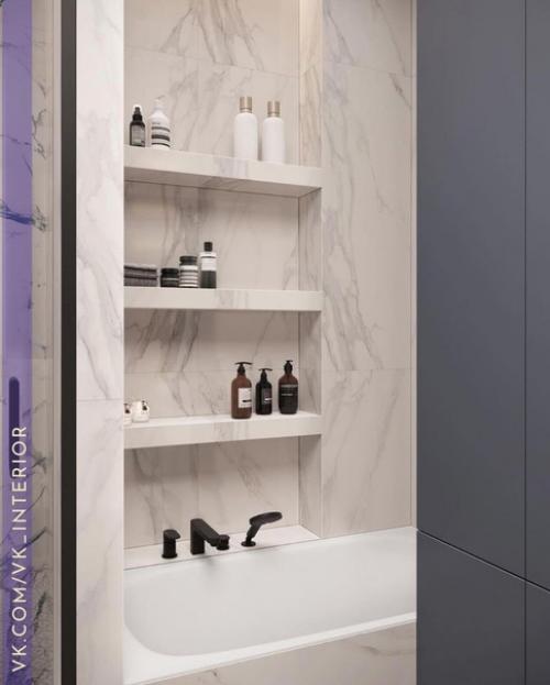 Интерьер и декор ванной комнаты. 05
