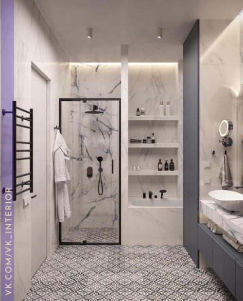 Интерьер и декор ванной комнаты. 03