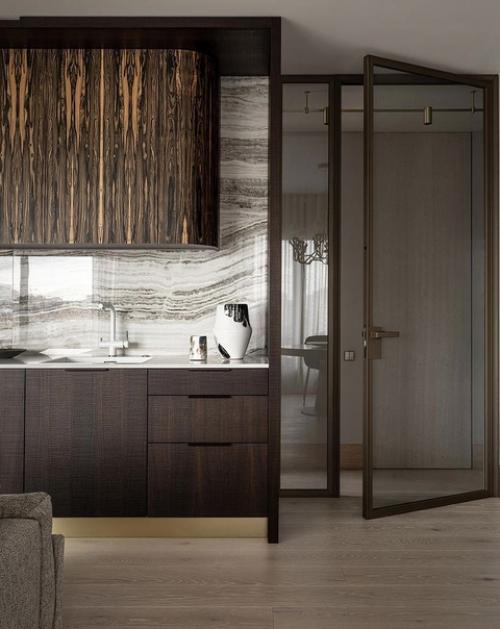 Крутой интерьер, который заиграл на контрастах. 01