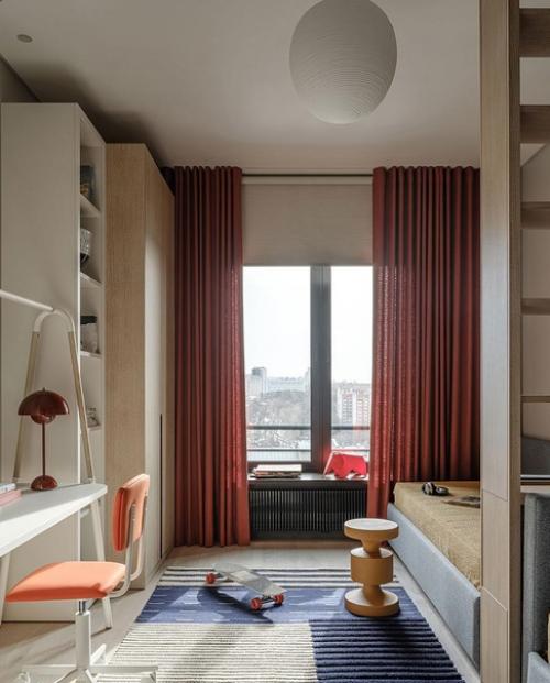 Крутой интерьер, который заиграл на контрастах. 03