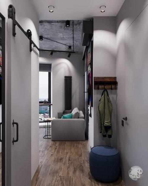 Стиль лофт. С интересными деталями. 06