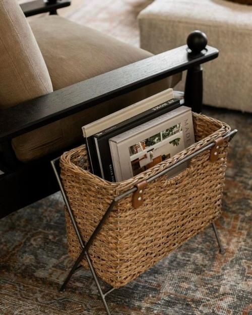 Уют в деталях: плетёные корзины в интерьере. 04