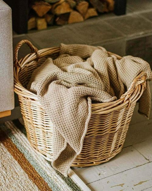 Уют в деталях: плетёные корзины в интерьере. 05