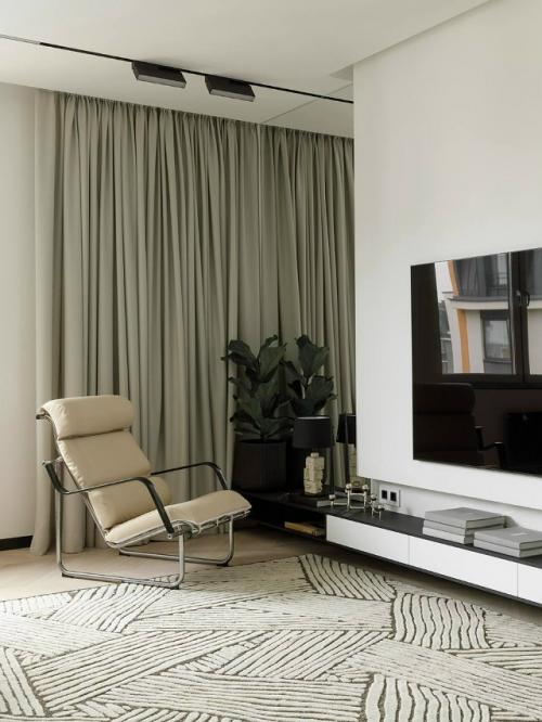 Светлая квартира, где интерьер - фон для жизни. 05