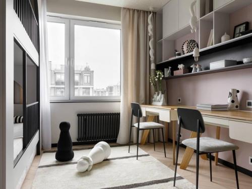 Светлая квартира, где интерьер - фон для жизни. 07