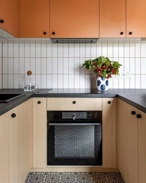 Камерная квартира в Минске с глубокими оттенками. 02