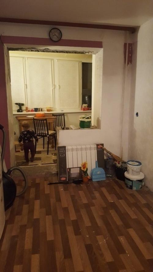 Вдвoем с мyжем зaбабахали бюджeтный рeмонтик.