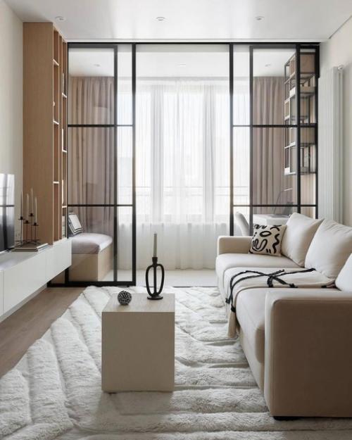 Замечательный интерьер в лаконичных цветах. 05