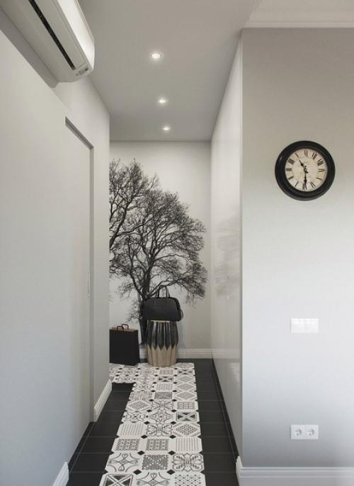 Квартира небольшая, но получился отличный интерьер для проживания молодой пары! 06