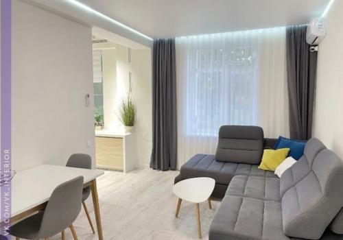 Интерьер и декор кухни - гостиной.