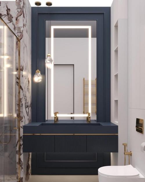 Один из лучших вариантов для оформления ванной комнаты. 04