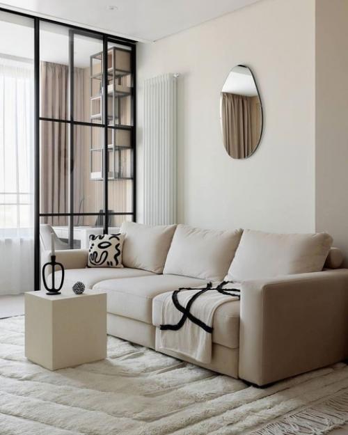 Замечательный интерьер в лаконичных цветах. 01