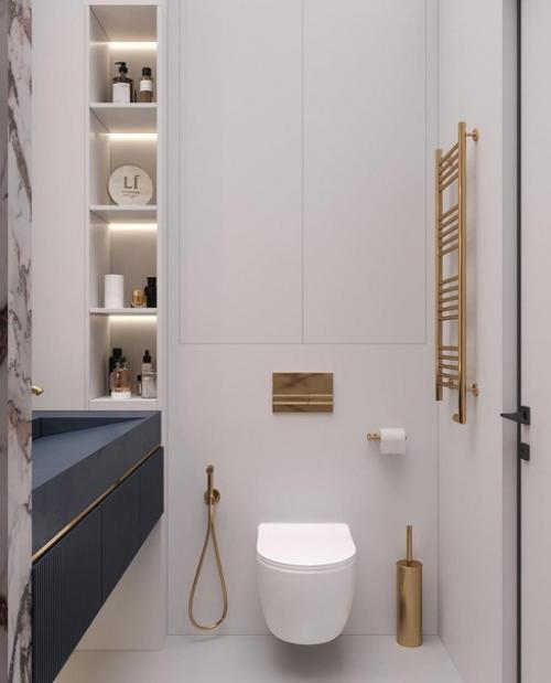 Один из лучших вариантов для оформления ванной комнаты. 05