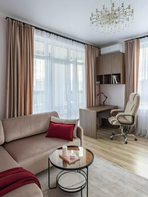 Атмосферная двухкомнатная квартира в классическом стиле. 05