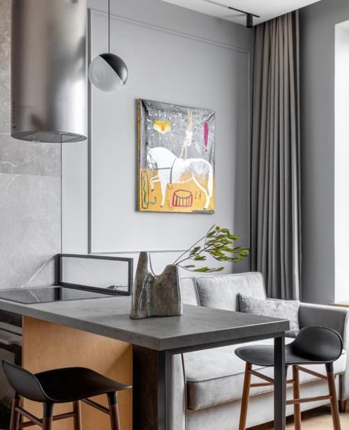 Вот такая интересная квартира для холостяка. 04