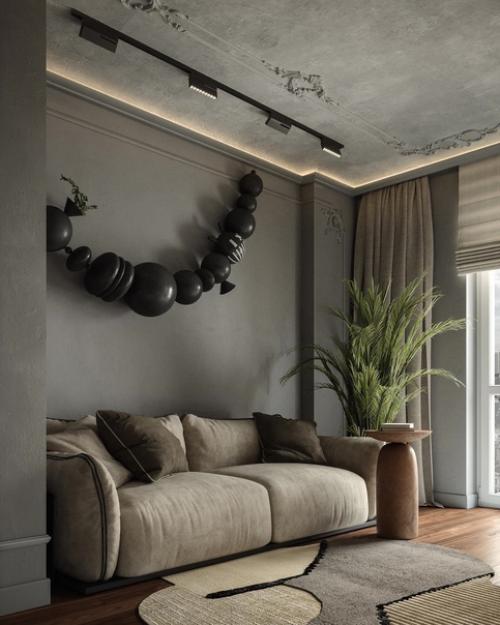 Невероятно красивый эклектичный интерьер кухни. 04