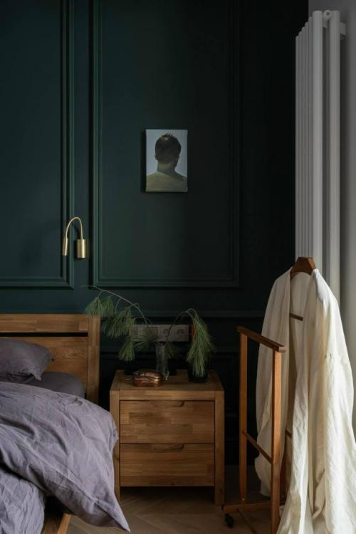 Квартира для молодой художницы в Москве с новогодним декором. 05