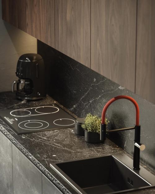 Невероятно красивый эклектичный интерьер кухни. 02