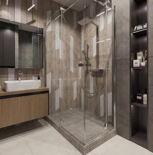 Сочетание серых, бежевых и коричневых оттенков. 05