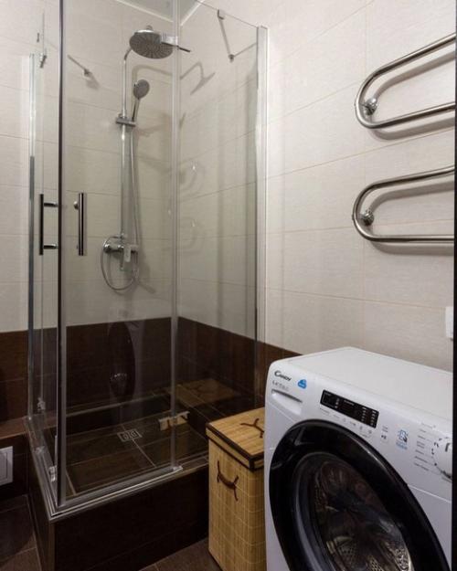 Лeгкий и пpиятный интеpьер кваpтиры - стyдии. 07