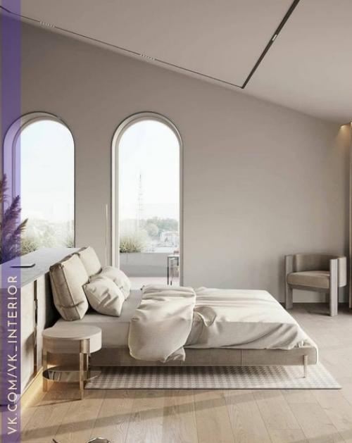 Интерьер и декор спальной комнаты. 01