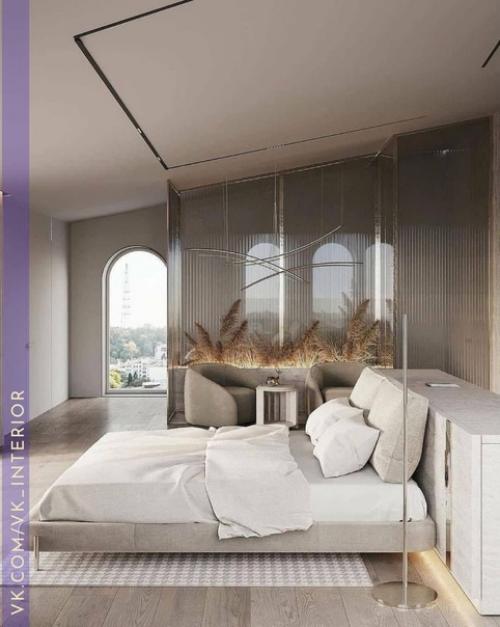 Интерьер и декор спальной комнаты.