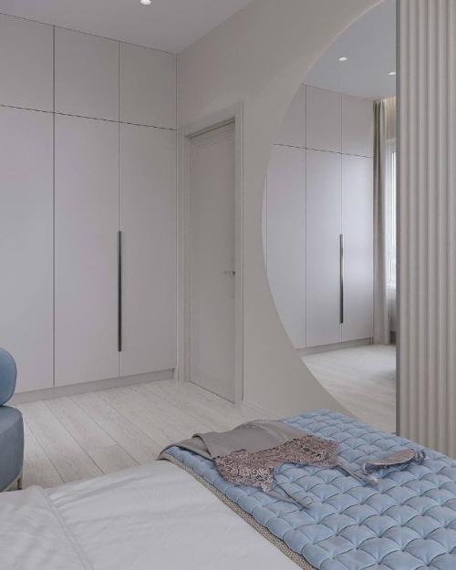 Нежная спальня в светлой палитре. 05