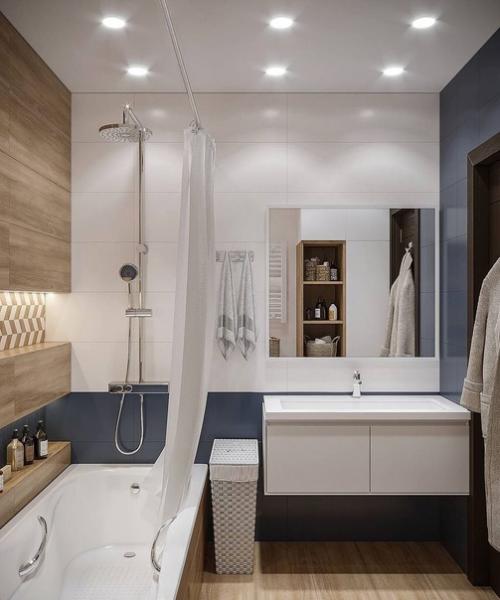 Дизайн интeрьeра для ванной комнаты.