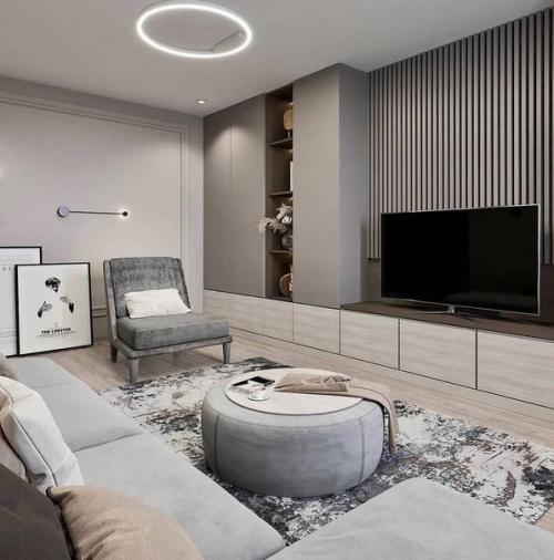 Сочетание серых, бежевых и коричневых оттенков. 07