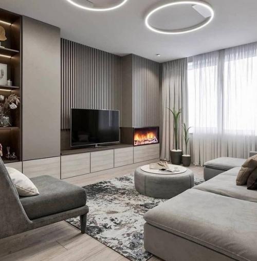 Сочетание серых, бежевых и коричневых оттенков. 04